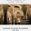 Spanish Studies in Madrid Info Session #2
