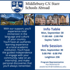 Middlebury Schools Abroad Info Table