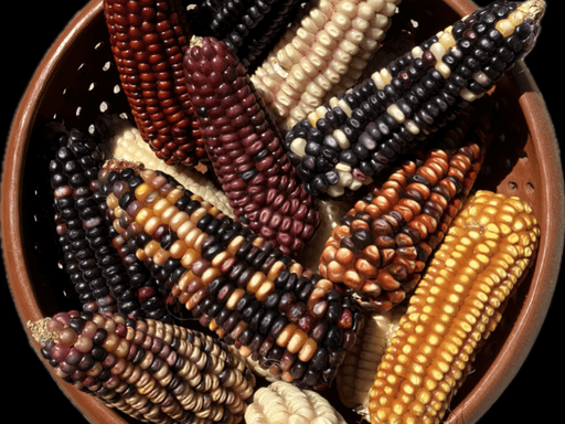 corn in a plate