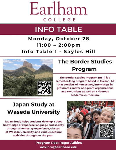 Earlham College poster