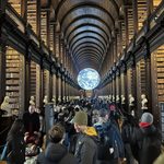 The Trinity College Library Long Room. This beautiful sight is famous, not only for its architectural design, but also for the amount of important historical documents that its shelves hold.