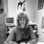 Bev in her office