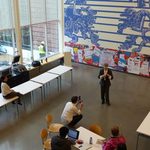 Prof. Allen explains the process