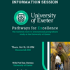 Information Session: International PostGrad study at University of Exeter
