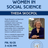 Discussion: Women in Social Science with Theda Skocpol