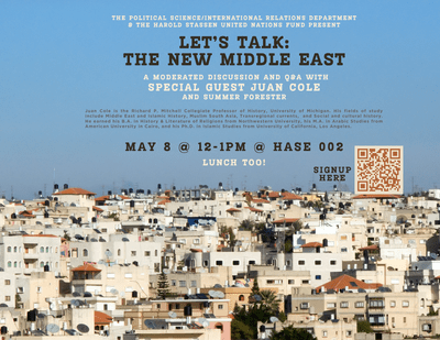 Let's Talk: The New Middle East with Juan Cole