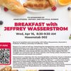 Breakfast with Jeffrey Wasserstrom