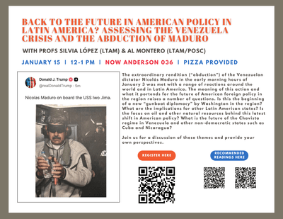 Image of the tweet from Pres Trump showing Pres Maduro aboard the USS Iwo Jima following his abduction