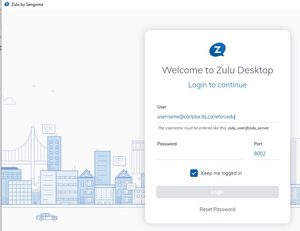 Zulu login picture