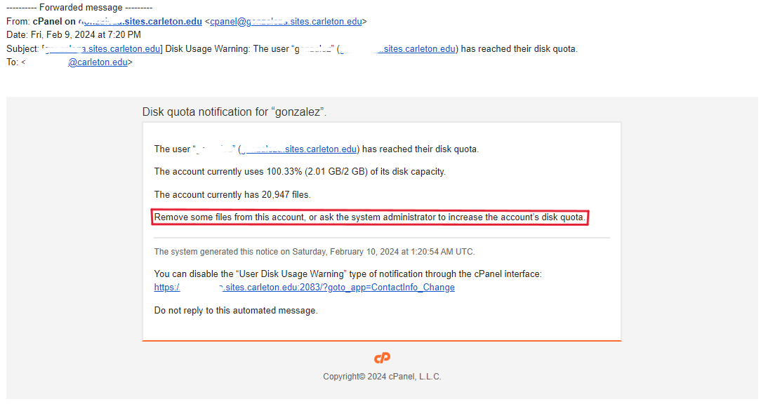 Real cPanel Email