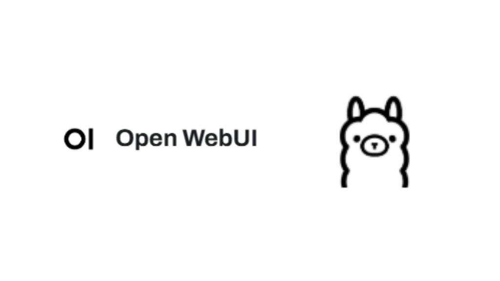 OI logo for WebUI and llama logo for Ollama