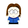 Cartoon of Janet as a South Park character.