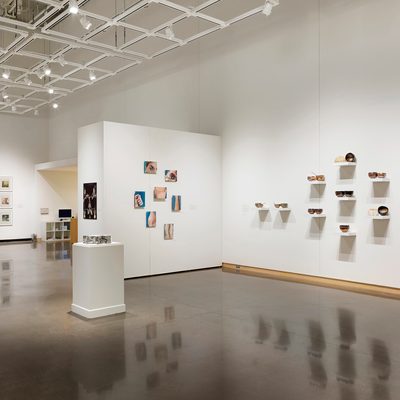 Art exhibition in the Perlman Teaching Museum gallery