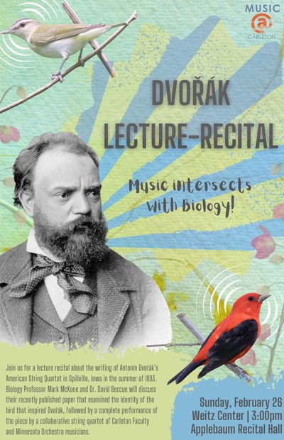 Dvorak Lecture-Recital Poster