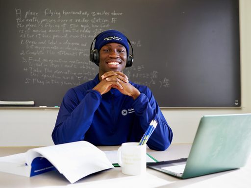 Student at Math Center