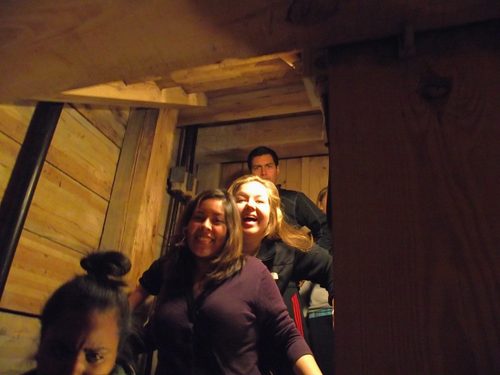 Elsa, Elizabeth, Allison, and Dan Descending