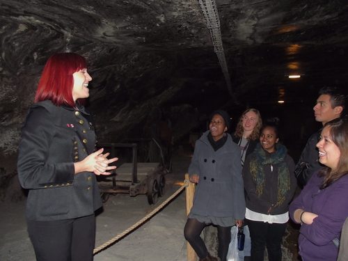 Our Guide in the Mines