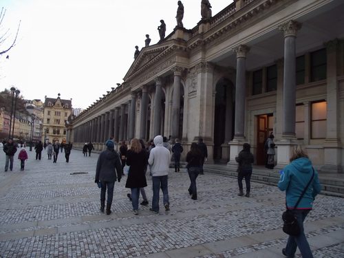 Strolling along the Collonade