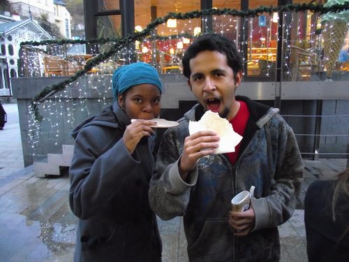 Sampling the Spa Wafers