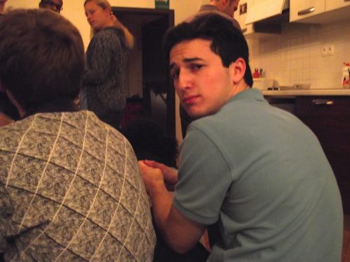 Michael at Movie Night