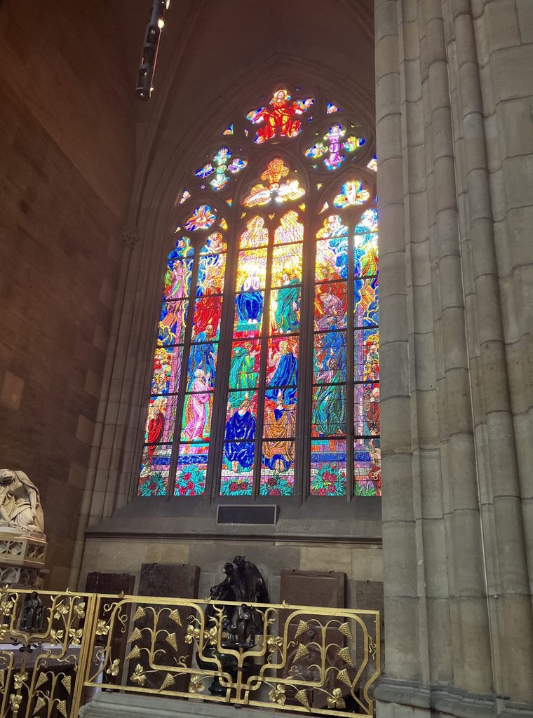 Stained Glass in the St. Vitus Cathedral