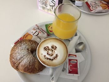 The happiest hotel breakfast ever