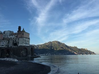 Atrani as the sun began to set.