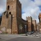 Fortifications along a portion of the Aurelian Wall at the Porta Tiburtina.