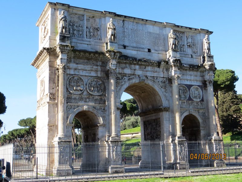 Saturday Morning at the Arch of Constantine