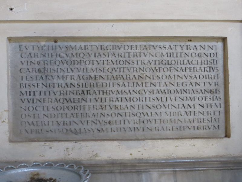 Pope Damasus I speaks: An inscription to the saints