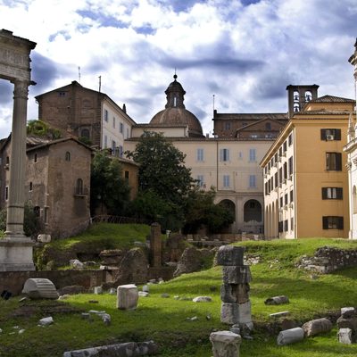 view of old architecture in Rome