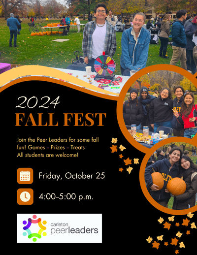 Fun event for students hosted by peer leaders