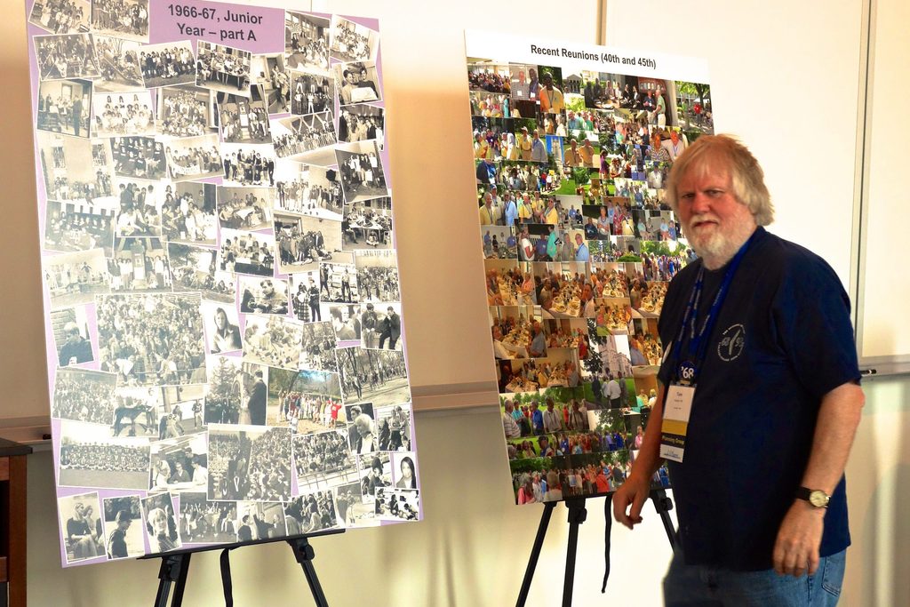 Tom Kenyon with Class of '68 Photo Archive