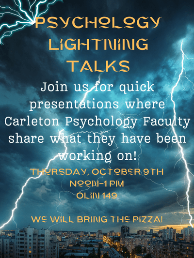 Psychology Lightning Talks poster