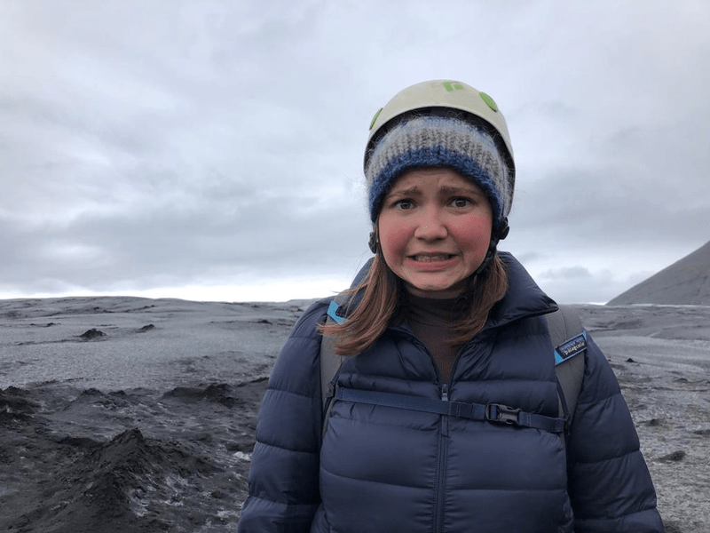 Icelandic Flats, Celine Smith '22 on Breiðamerkurjökull