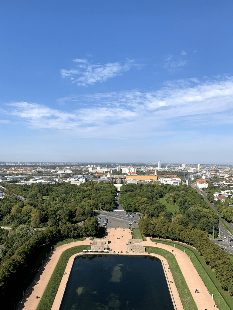 View from the memorial in Leizig