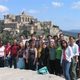 trip to Provence: Gordes in the background. with our art historian Jérôme Poggi.