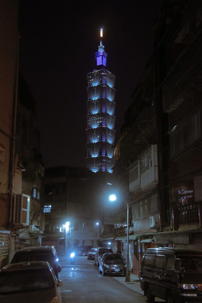 Taipei at night