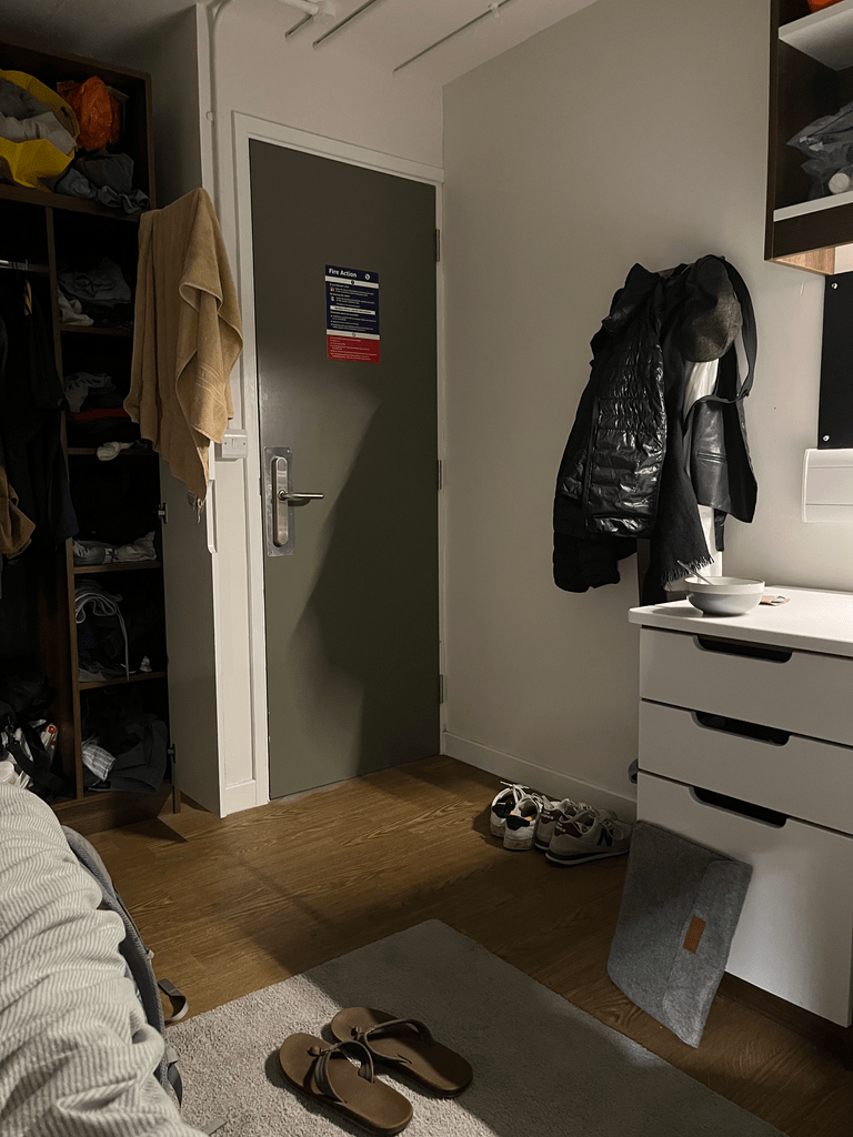 My room in Rosebery Hall (when it was clean)