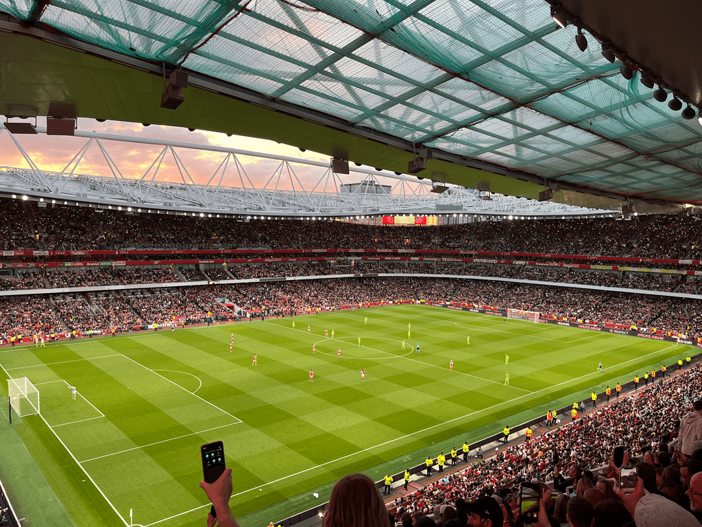 Arsenal match at the Emirates Stadium