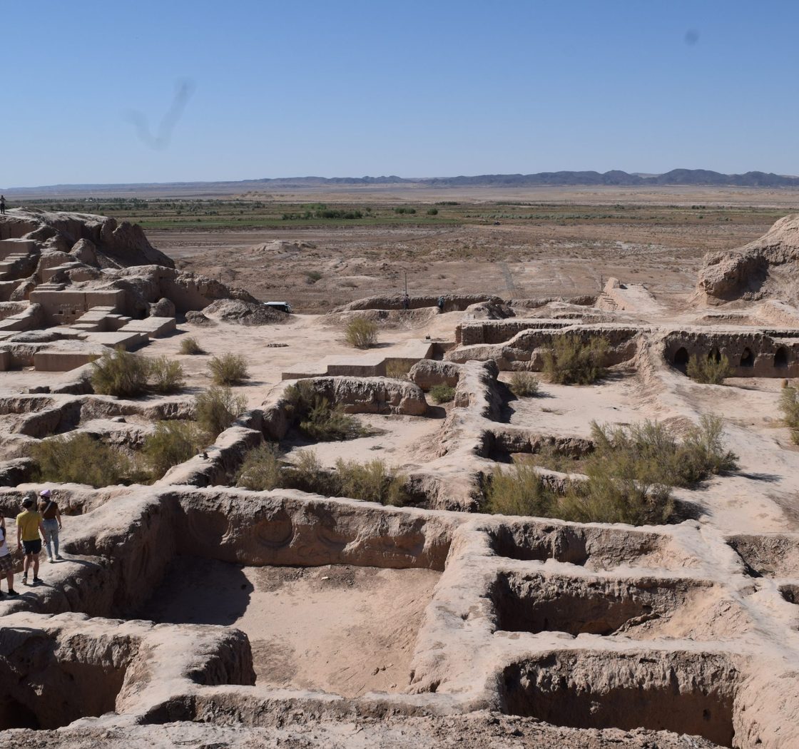 ancient ruins in desert