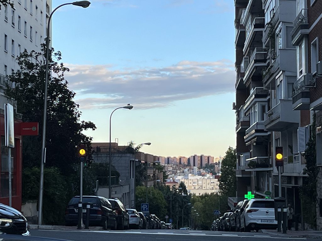 View heading home from El Retiro