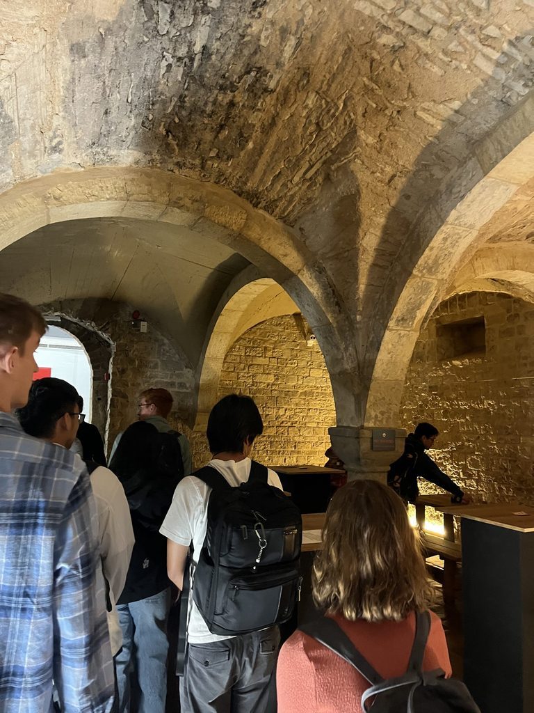 a well-preserved cellar from the late 12th century