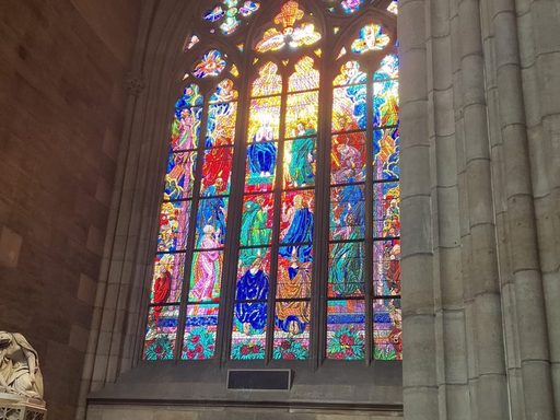 Stained Glass in the St. Vitus Cathedral