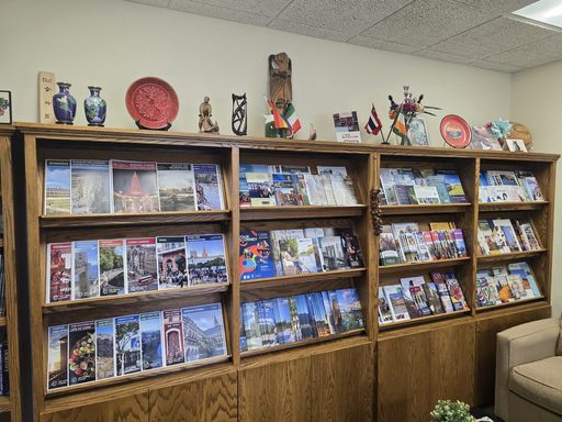 OCS Office with program pamphlets