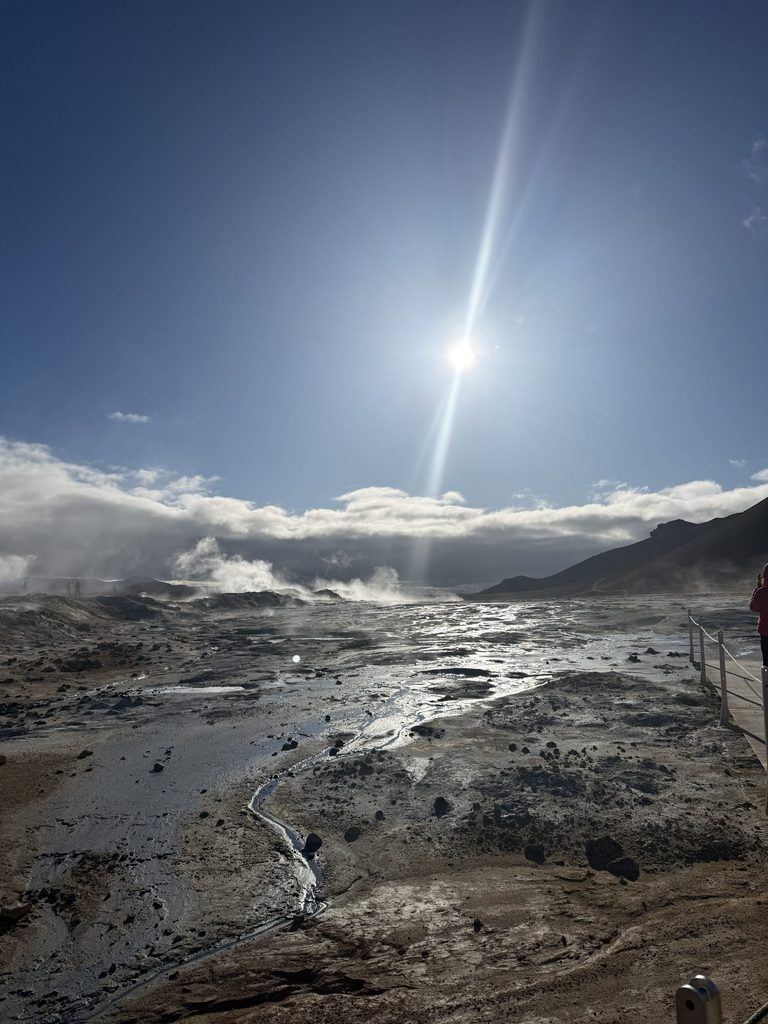 A geothermal area in Iceland