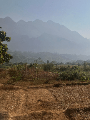 mountain range in Laos