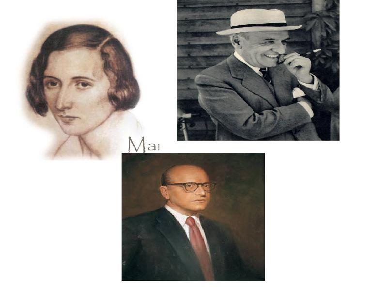 María Zambrano, José Ortega, y José Gaos