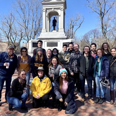 Social gathering of Carleton alumni