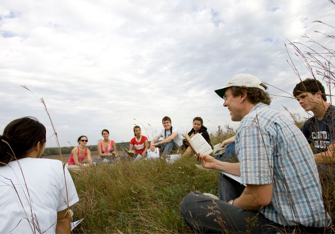Class in the McKnight Prairie